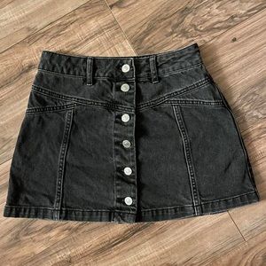 Black button up topshop petite moto, perfect condition, size 4.